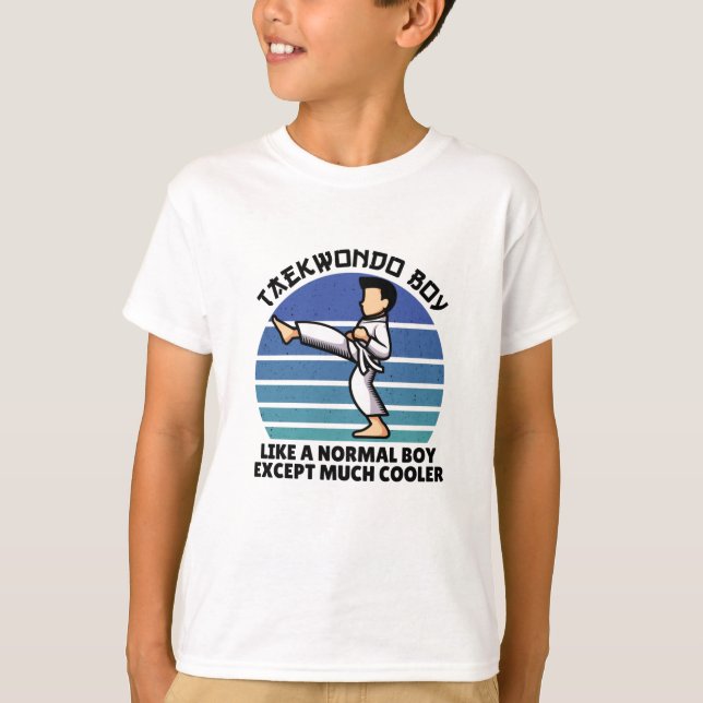 taekwondo boy except much cooler T-Shirt (Front)