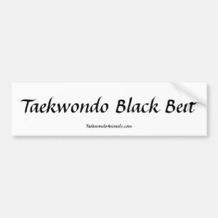 Taekwondo Bumper Sticker