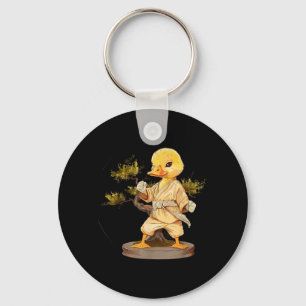 Taekwondo Duck Bonsai Tree Martial Arts Karate Keychain