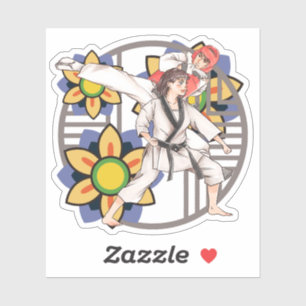 Taekwondo Duo - Team Power and Discipline