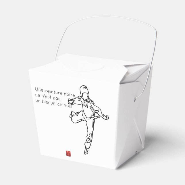TAEKWONDO DWICHAGI back kick 2 Favor Box (Front Side)