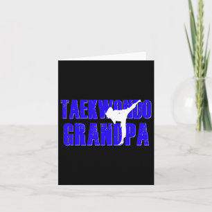 Taekwondo Grandpa Papa Shirt Tae Kwon Do Girl Gran Card