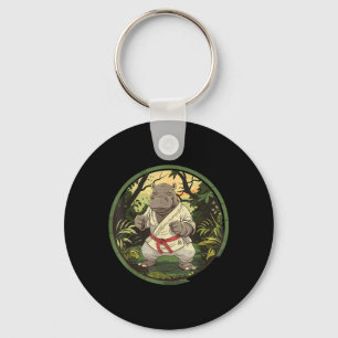 Taekwondo Hippo Kickboxing Animall Jiu-Jitsu Kung Keychain
