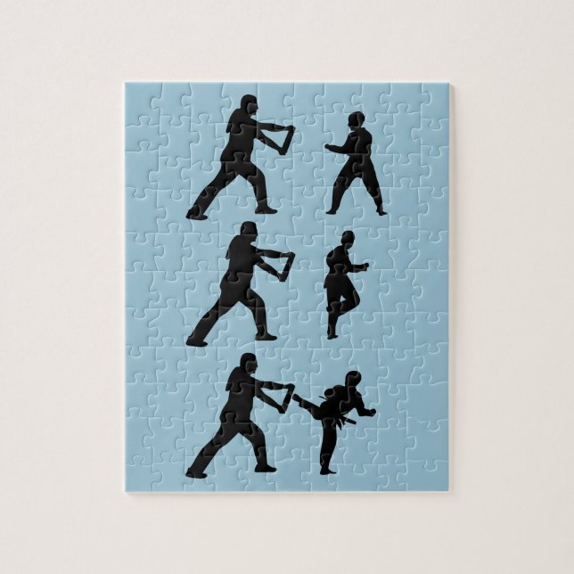 taekwondo jigsaw puzzle (Vertical)