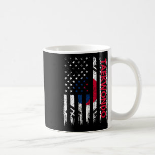 Taekwondo Karate Martial Arts Training Korean Flag Coffee Mug