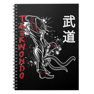 Taekwondo Kick Martial Arts Notebook