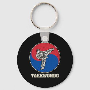 Taekwondo Kickboxing Karate Martial Art Training A Keychain