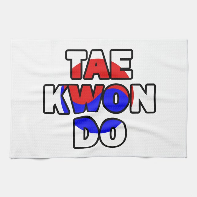Taekwondo Kitchen Towel (Horizontal)