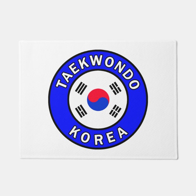 Taekwondo Korea Doormat (Front)