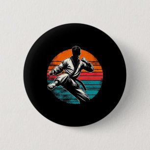 Taekwondo Korean Martial Tees Gifts For Kids Adult 2 Inch Round Button