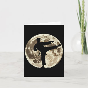 Taekwondo Martial Arts Kids Men Boys Karate  Card