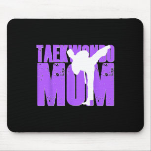 Taekwondo Mom Shirt Tae Kwon Do Martial Arts Mothe Mouse Pad