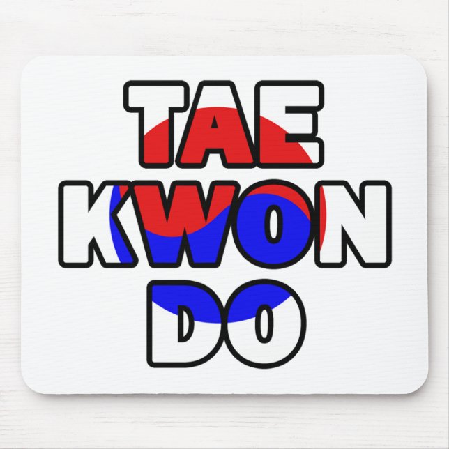 Taekwondo Mouse Pad (Front)