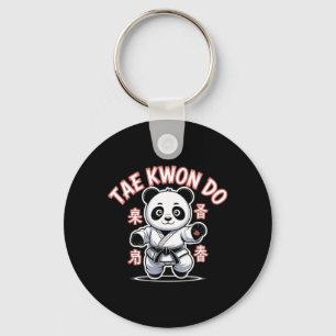 Taekwondo Panda Funny Korean Tkd Keychain