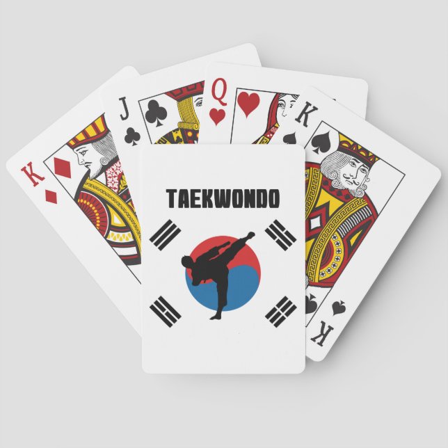 Taekwondo Playing Cards (Back)