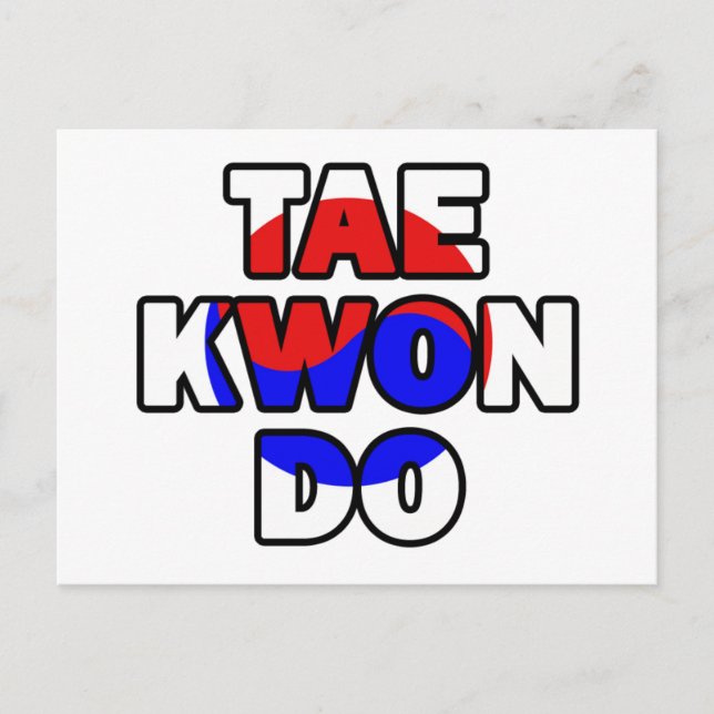 Taekwondo Postcard (Front)