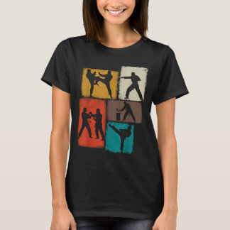 Taekwondo Practitioner Collage Men Kids Coach T-Shirt