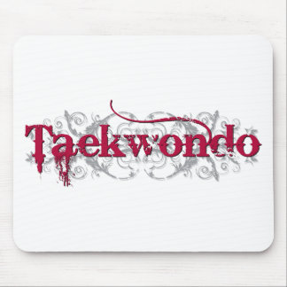 Taekwondo Red Mouse Pad