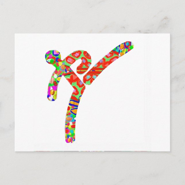 TAEKWONDO Sports Championship Postcard (Front)