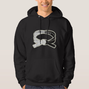 Taekwondo Tenet Persistence Black Belt Martial-Art Hoodie