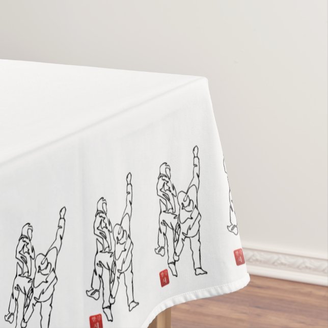 TAEKWONDO UNBALANCES TABLECLOTH (In Situ)