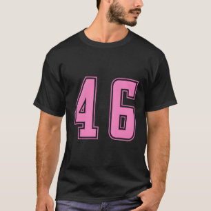 Taffy K Number 46 Team Junior Sports Numbered Unif T-Shirt
