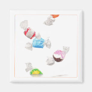 TAFFY RAIN Square Magnet