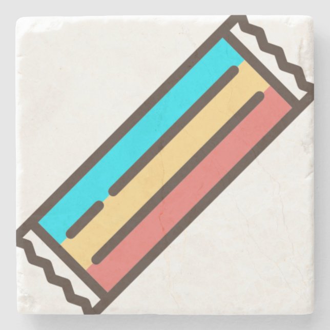 taffy stone coaster (Front)