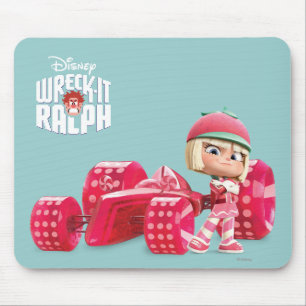 Taffyta Posing with Car Mouse Pad