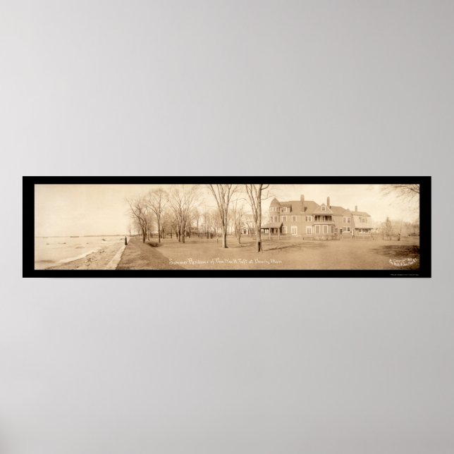 Taft House Beverly, MA Photo 1909 Poster (Front)