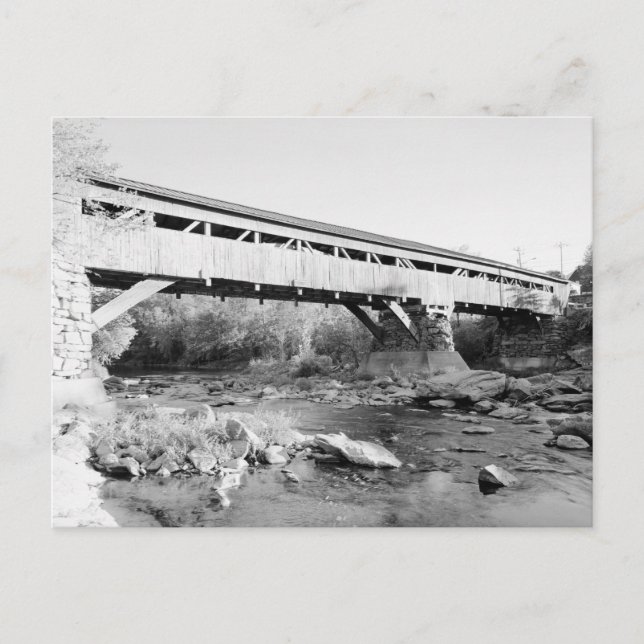 Taftsville Bridge Postcard (Front)