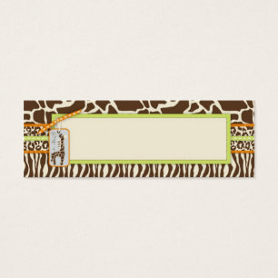Tag 2 du cadeau Safari Boy Green Skinny