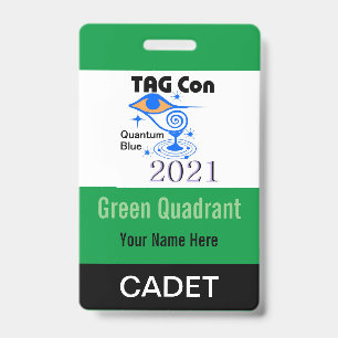 TAG Con 2021 - Green Quadrant - Cadet Badge