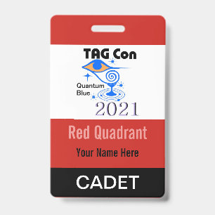 TAG Con 2021 - Red Quadrant - Cadet Badge