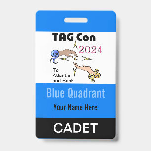 TAG Con 2024 - Blue Quadrant - Cadet Badge