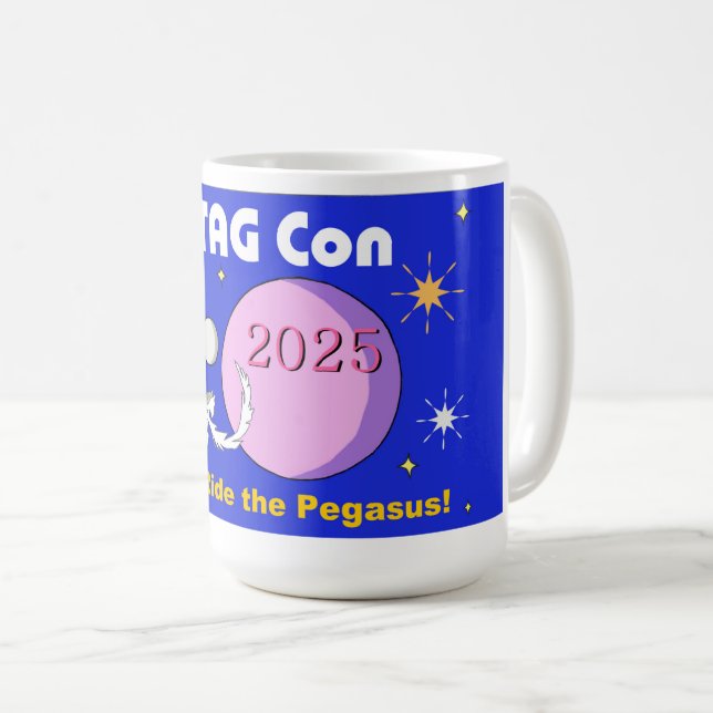 TAG Con 2025 Ride the Pegasus - Mug classique (Devant droit)