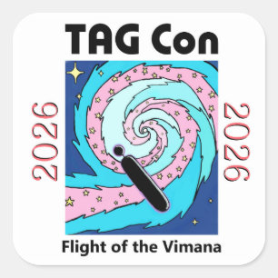 Tag Con 2026 - Flight of the Vimana Sticker