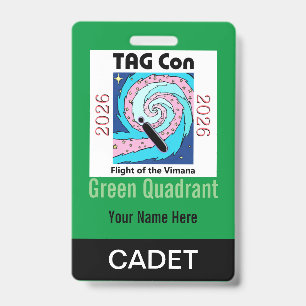 TAG Con 2026 - Green Quadrant - Cadet Badge