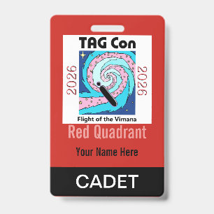 TAG Con 2026 - Red Quadrant - Cadet Badge