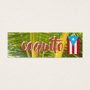 Tag Coquito Portoricain avec Drapeau