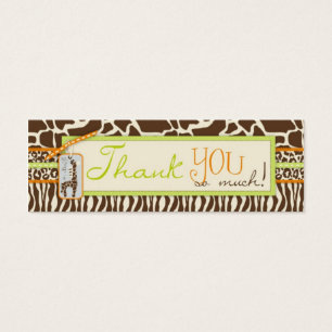 Tag de cadeau Safari Boy Green TY Skinny