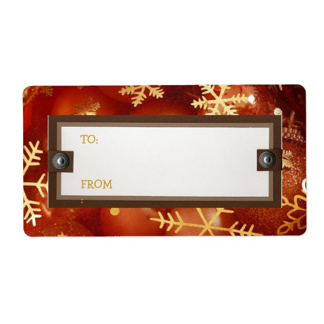 Tag de Noël Étiquettes (Devant)