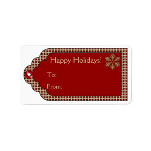 Tag de Noël Étiquettes
