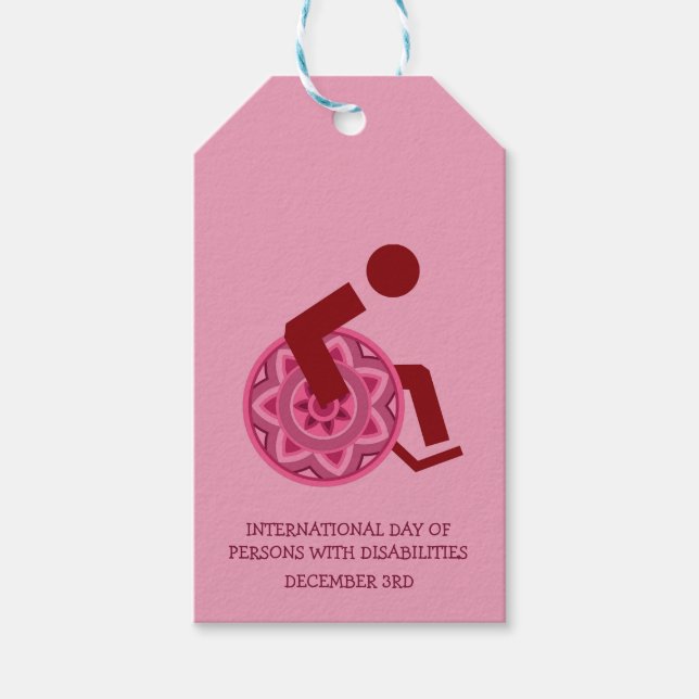 TAG FOR WHEEL CHAIR USER (Front)