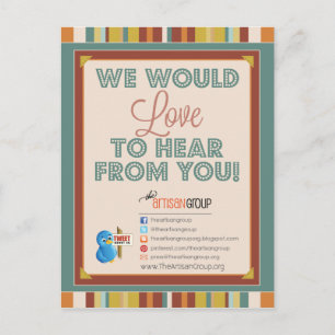 TAG GG Press Postcard