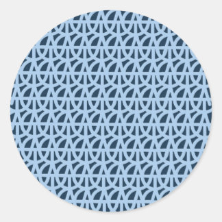 tag_logo_pattern_5 - Customized Classic Round Sticker
