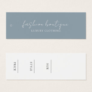 Tag minimaliste Étiquette de vêtements d'affaires