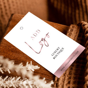 Tag Prix Étiquette de la Boutique d'or Rose modern
