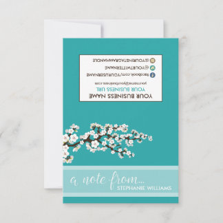 TAG Styliste Cherry Blossoms Cartes pour notes (tu