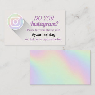 Tag Your Instagram Photos Hashtag Holographic